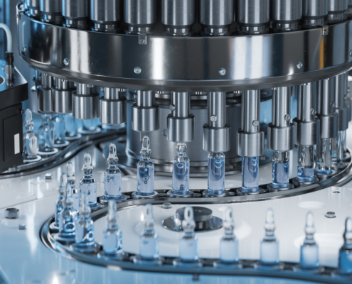 Medical Ampoule Production Line at Modern Modern Pharmaceutical