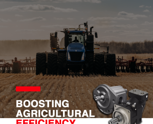 Hydraulic motors on air seeders and planters