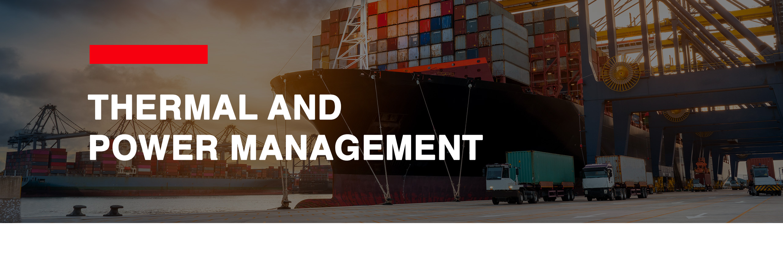 THERMAL AND POWER MANAGEMENT