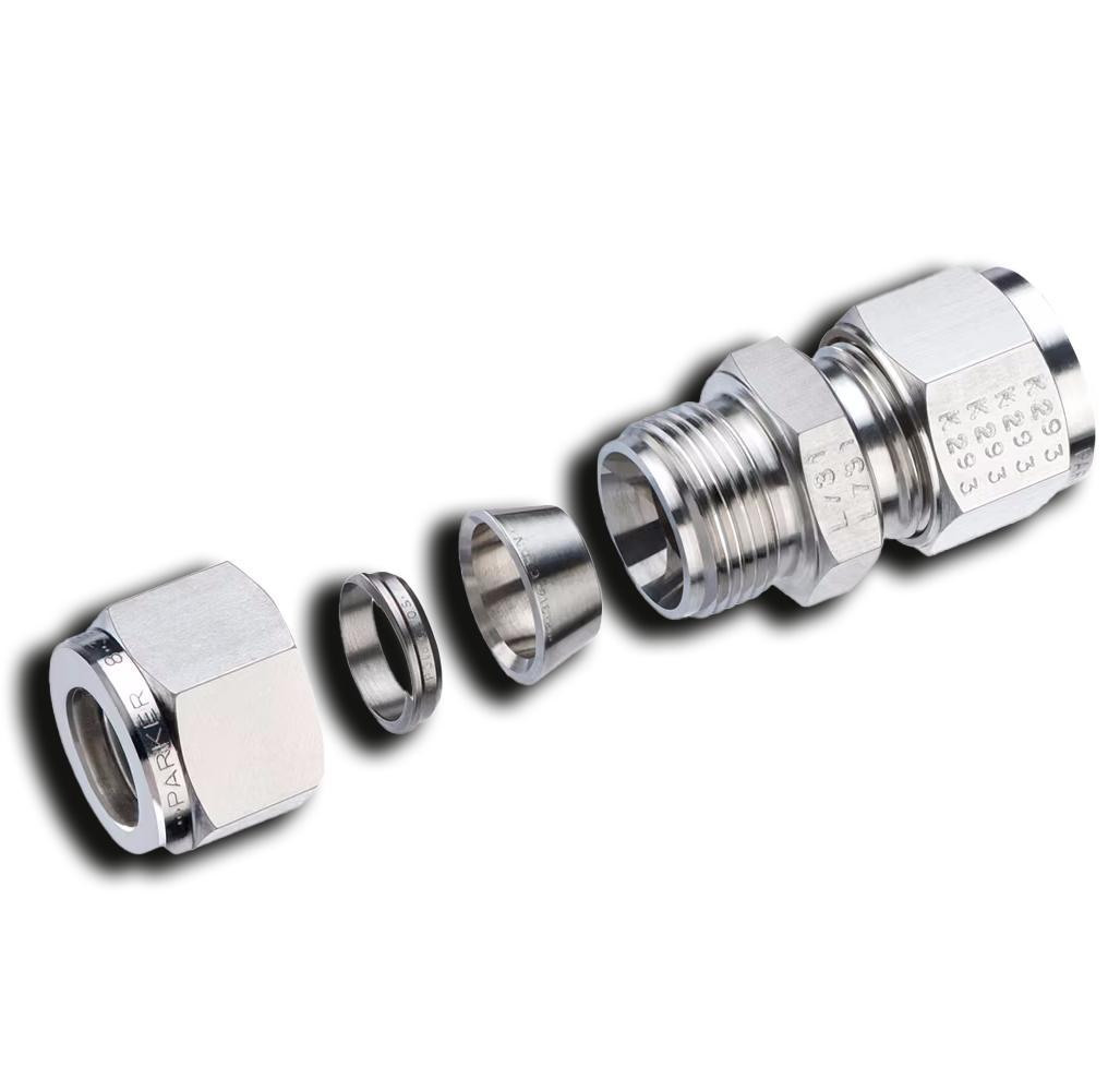 two ferrule compression fitting